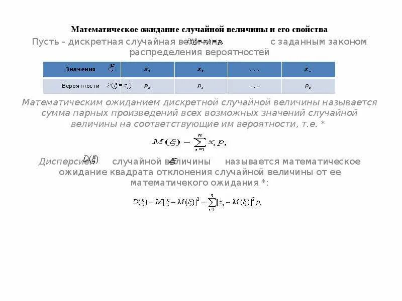 Формула математического ожидания и дисперсии случайной величины. Математическое ожидание случайной. Математическое ожидание случайной величины формула. Математическое ожидание линейной комбинации случайных величин. Математическое ожидание дискретной случайной величины.