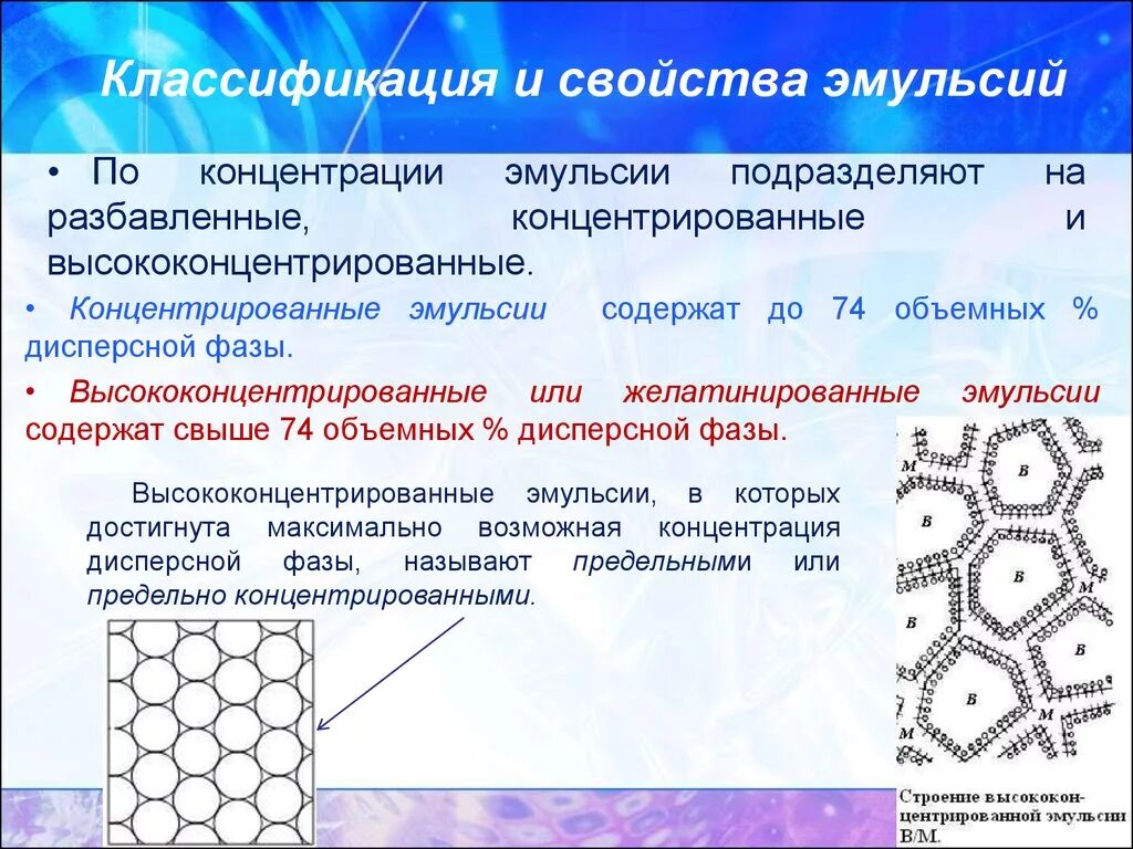 К эмульсиям относится. Разбавленные концентрированные и высококонцентрированные эмульсии. Классификация эмульсий. Строение эмульсий. Характеристики и классификация эмульсий..