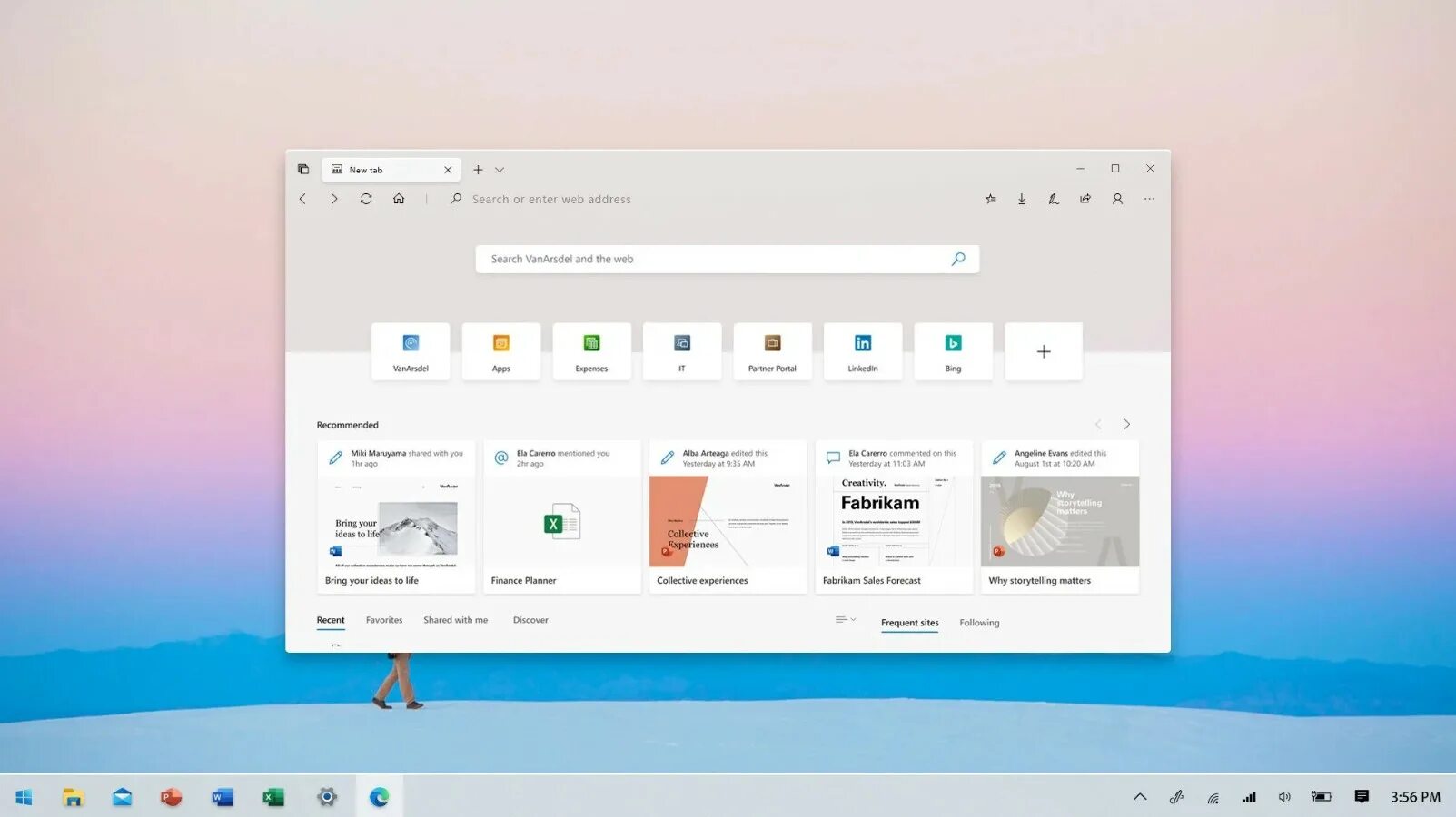 Microsoft edge html document