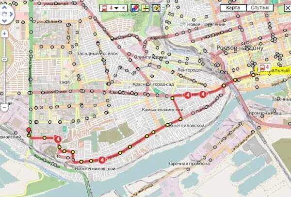 Схема общественного транспорта Ростов. Карта транспорта Ростова-на-Дону. Маршрут автобуса 1а Ростов на Дону на карте. Карта автобусов Ростова-на-Дону.