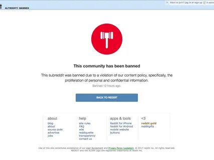 Reddit bans two alt-right subreddits for posting personal information WIRED...