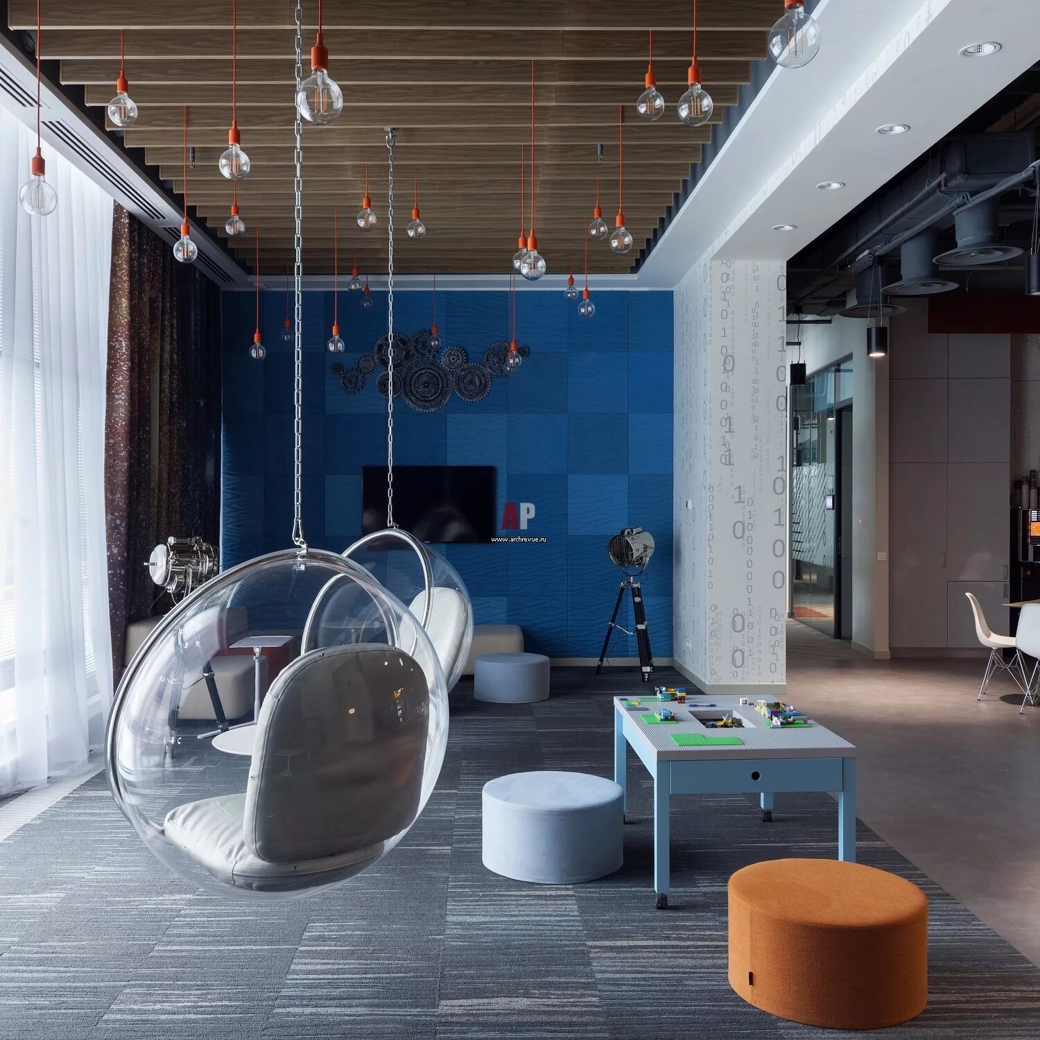 Лучший офис. Необычный дизайнерский офис. Самые стильные офисы. Необычные интерьеры офисов. Текнимонт офис в москве.