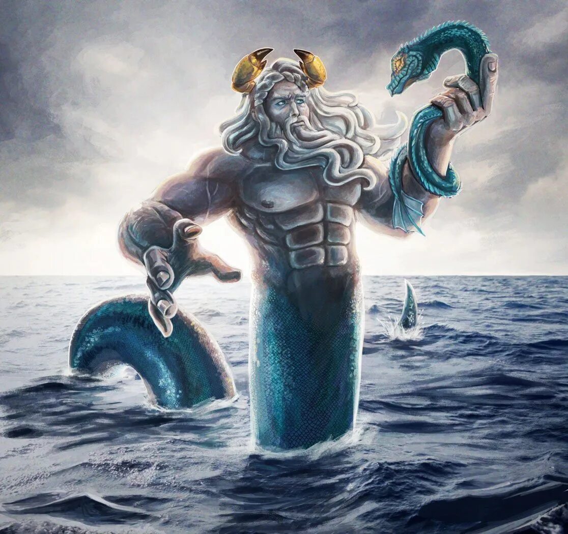 Король морей. Титан океан мифология. Ньёрд Бог. Ньерд Бог моря. Бог Посейдон мифология Греции.