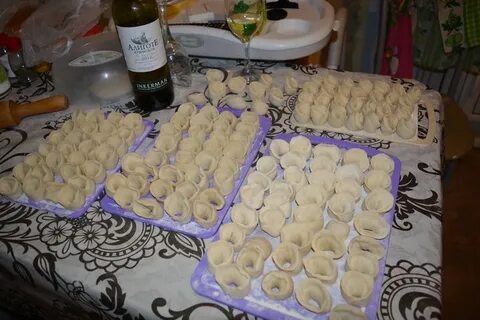 Лепка пельменей на дому