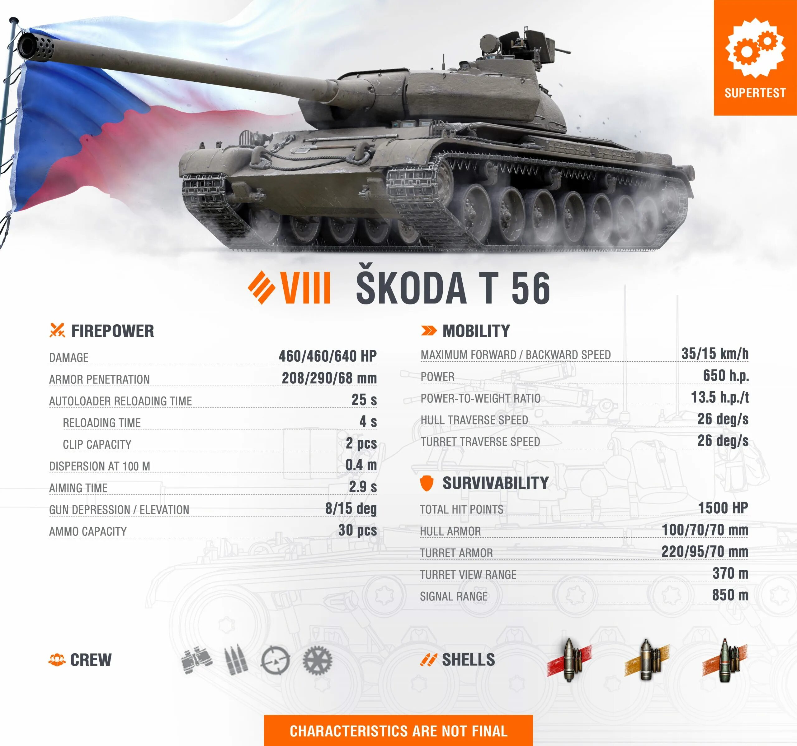 Skoda t56. Škoda t 56 танк. World of Tanks Skoda t56. Танк Шкода т 56 в World of Tanks. Характеристики wit