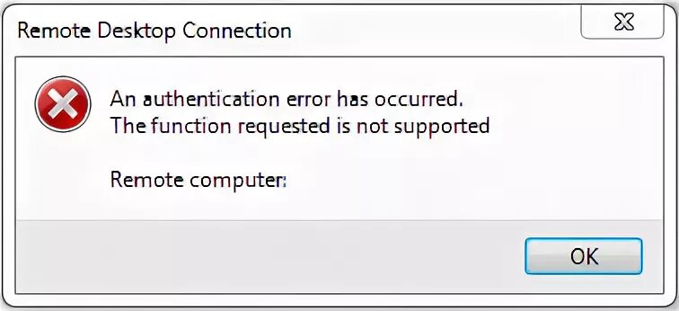 Authentication error перевод. Ошибки rdp. an error has occurred. ошибка аутентификации windows 7. error authentication.
