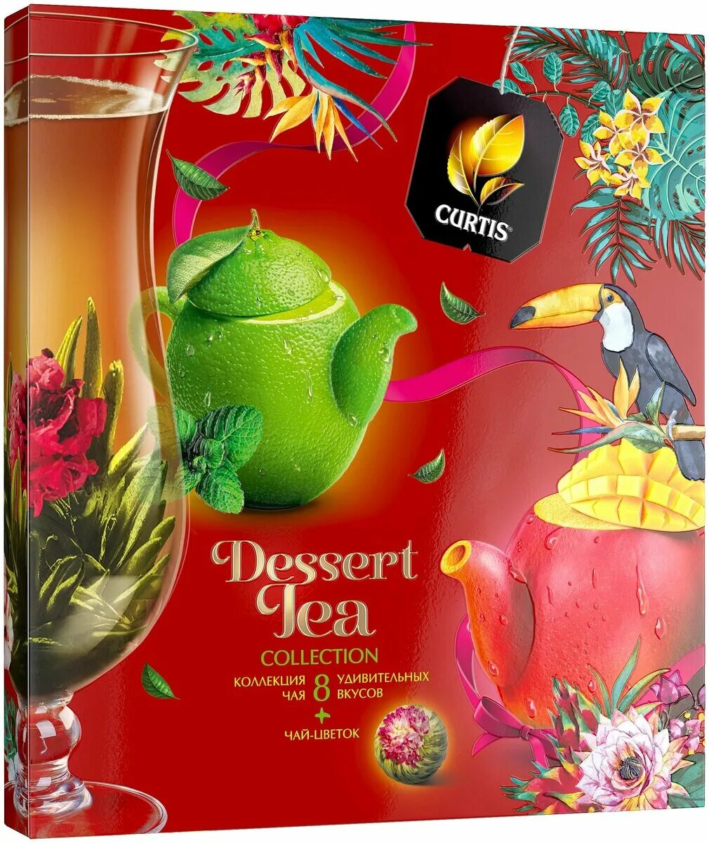 чай curtis, dessert tea collection ассорти. чай кёртис дессерт ти коллекшн ассорти 30 пакетиков. чай curtis 100 сашет. Curtis dessert tea collection 6. ассорти чая curtis dessert tea collection.