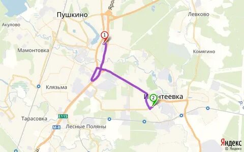Как доехать до ивантеевки