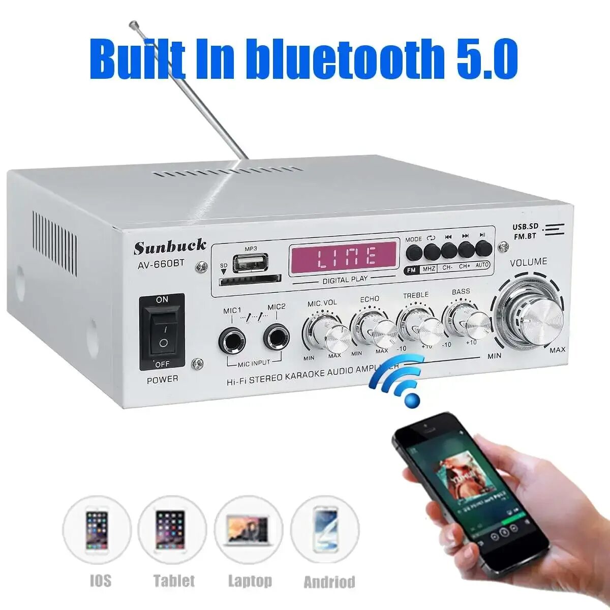 Аудио усилитель Sunbuck av-660bt. Sunbuck / усилитель Hi-Fi av-660bt. Усилитель Sunbuck av-660bt характеристики. Av 660bt