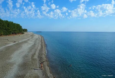 Самое чистое море в абхазии