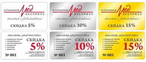 Варианты дисконта