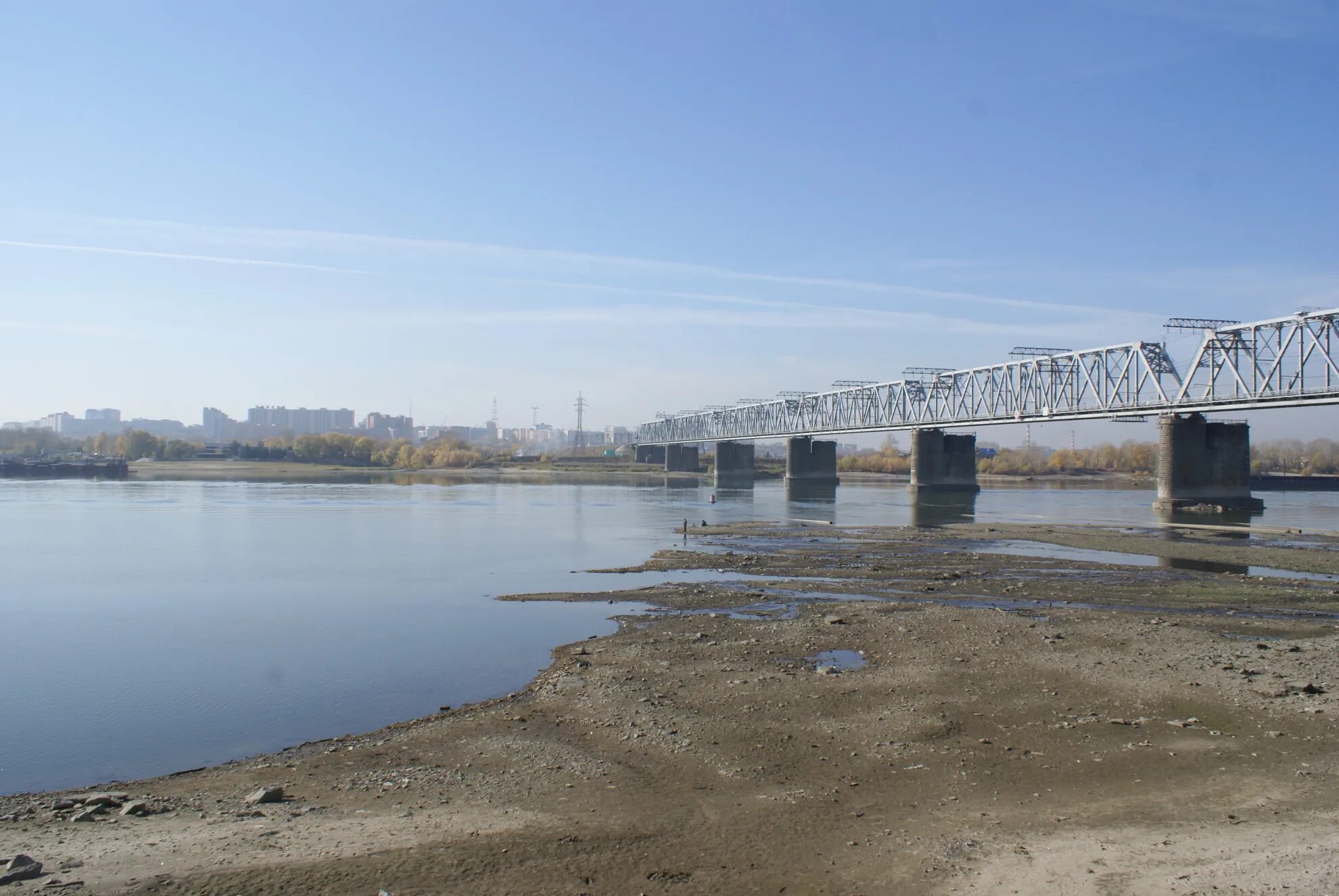 Уровень воды в оби в новосибирске сейчас