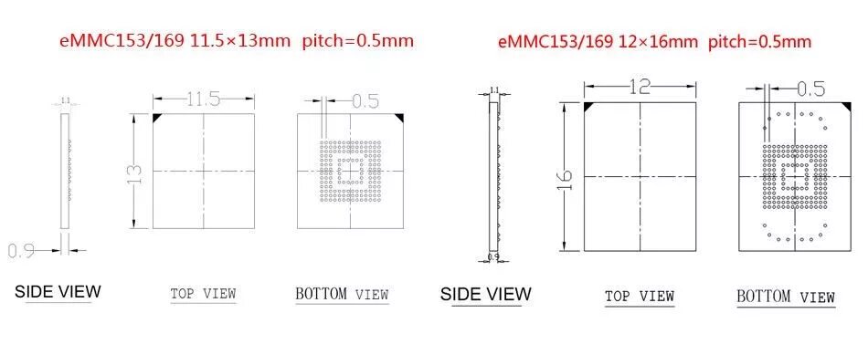 Размер 169. EMMC 153. Bga153 Adapter Extension. EMMC BGA 153. Bga153-169.