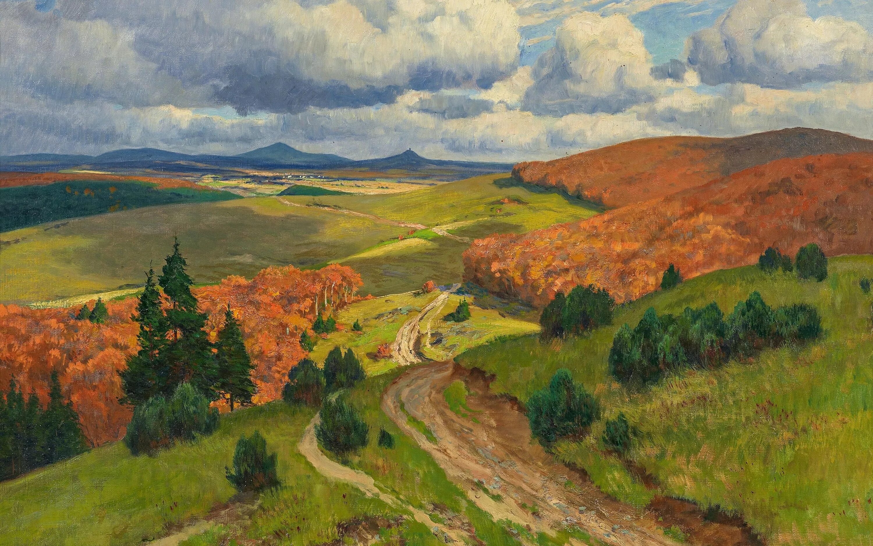 Fritz von Wille художник картины. Фриц Варндорфер. Fritz von Wille (1860-1941), Австрия. Германия пейзаж живопись. Пейзаж в художественном произведении