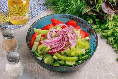 Салат из фермерских овощей