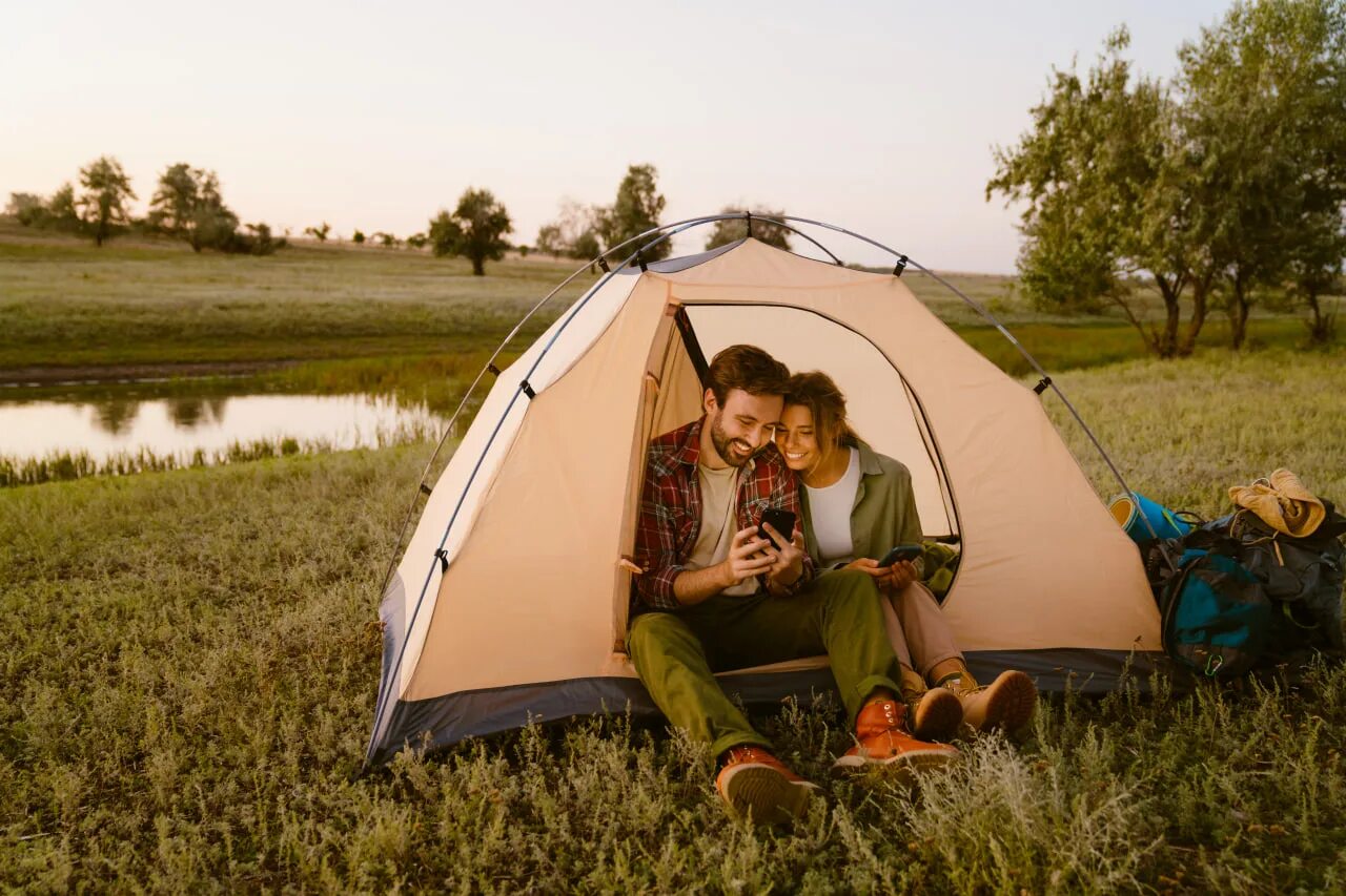 Camping together