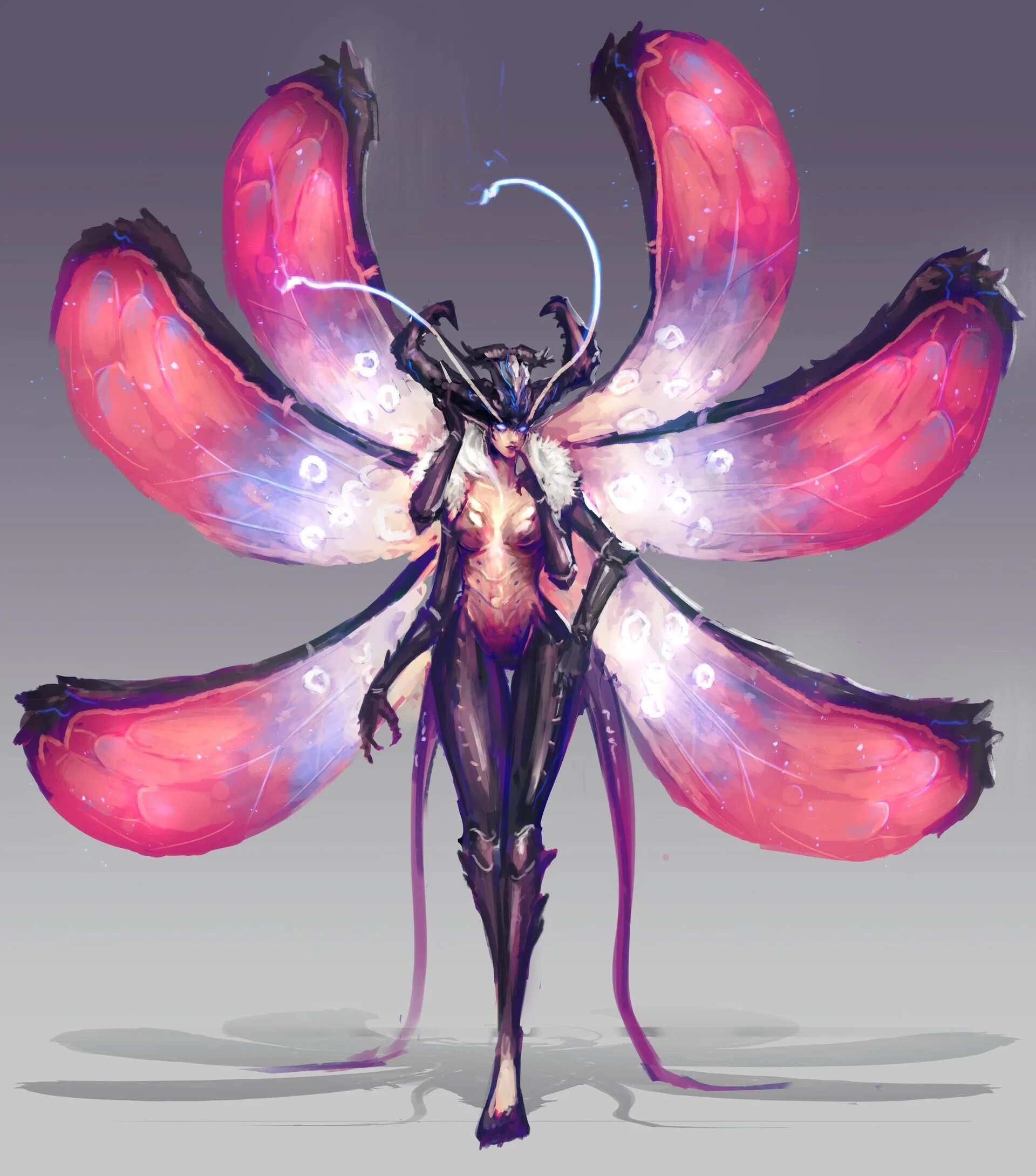 Plant girls insect invasion. Инсектоид Жук богомол. Богомол Monster girl Insectoid. Инсектоиды богомолы Королева. AURARON sonaria.