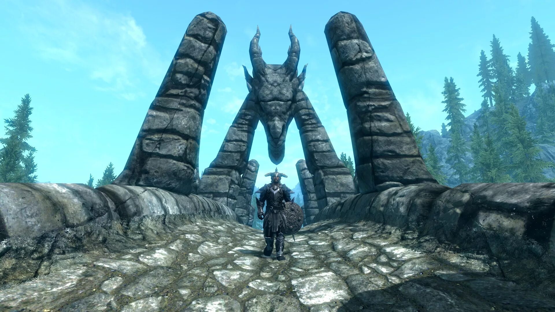 Skyrim nolvus 5. Skyrim драконий мост. драконий хребет скайрим.