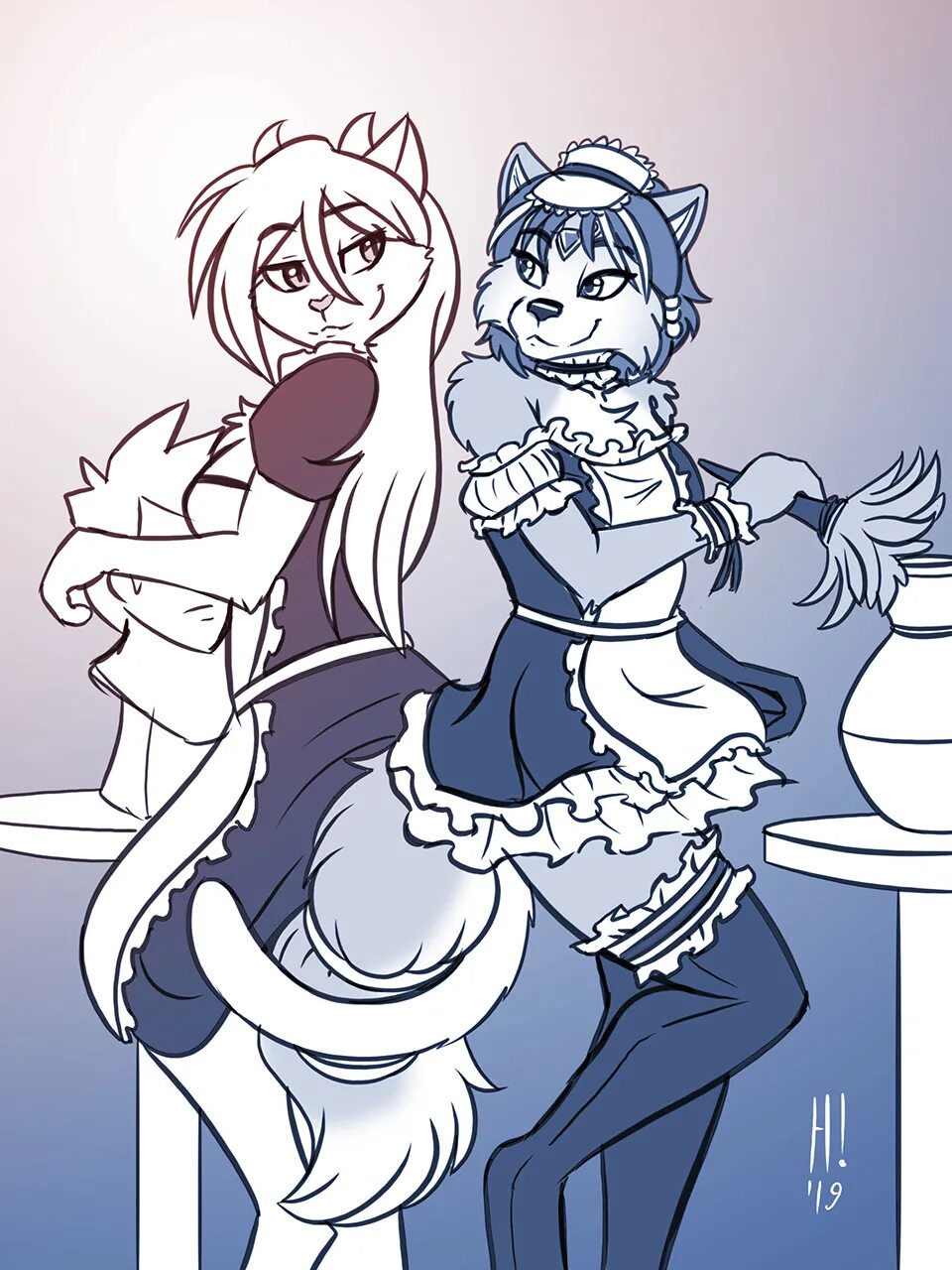 Furry maid. Twokinds Nora кошка. Twokinds дракониха. Twokinds Кловис горничная. Twokinds Майк горничная.