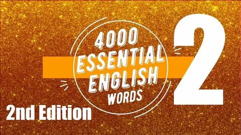 Essential english words answers