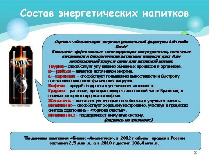 Можно ли пить энергетики до 18