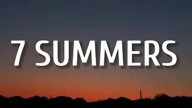 Summer lyrics