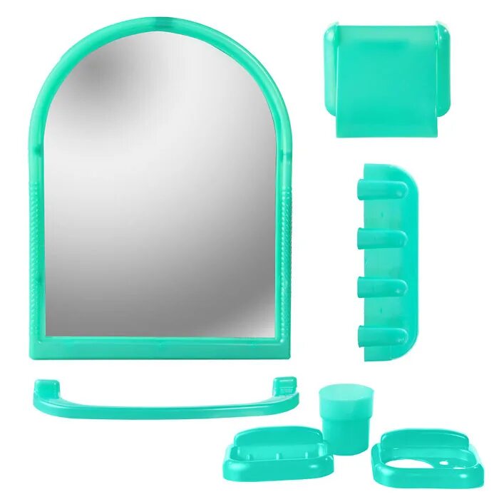 Зеркальные наборы. Набор для ванной комнаты 5пр reef белый. Зеркальные наборы. Набор зеркал. Набор в ванную комнату с зеркалом пластик.