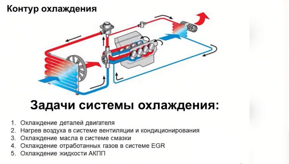 Охладитель принцип работы. Система охлаждения ДВС схема. Система охлаждения двигателя автомобиля схема. Принцип работы системы охлаждения двигателя автомобиля. Воздушная система охлаждения двигателя схема.