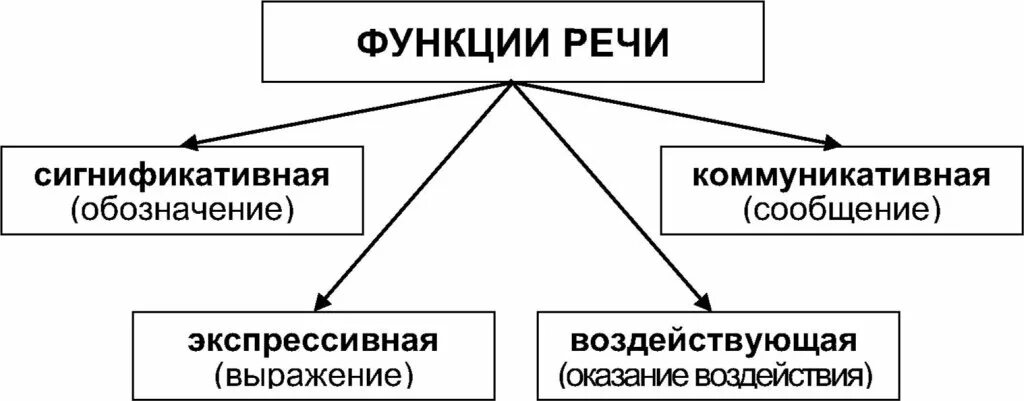 Основная функция речевого общения