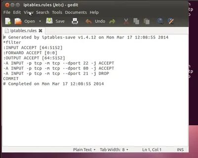 Linux iptables