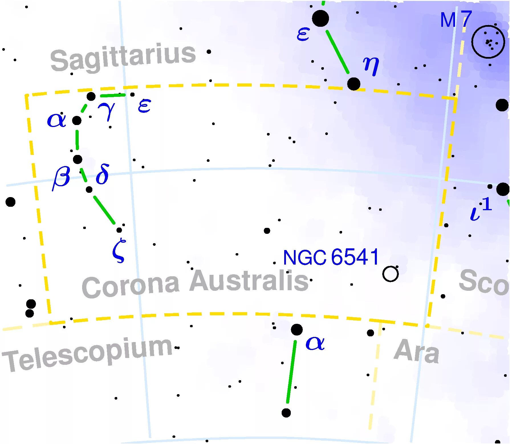 Созвездие южная корона схема. Созвездие южная корона. Corona australis. Созвездие южная корона. Звезды созвездия южной короны.