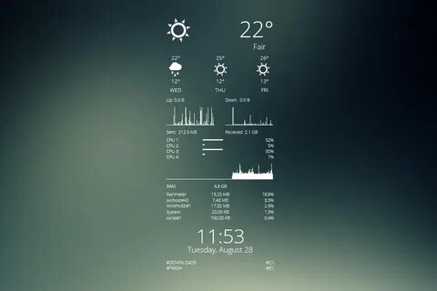Rainmeter skins