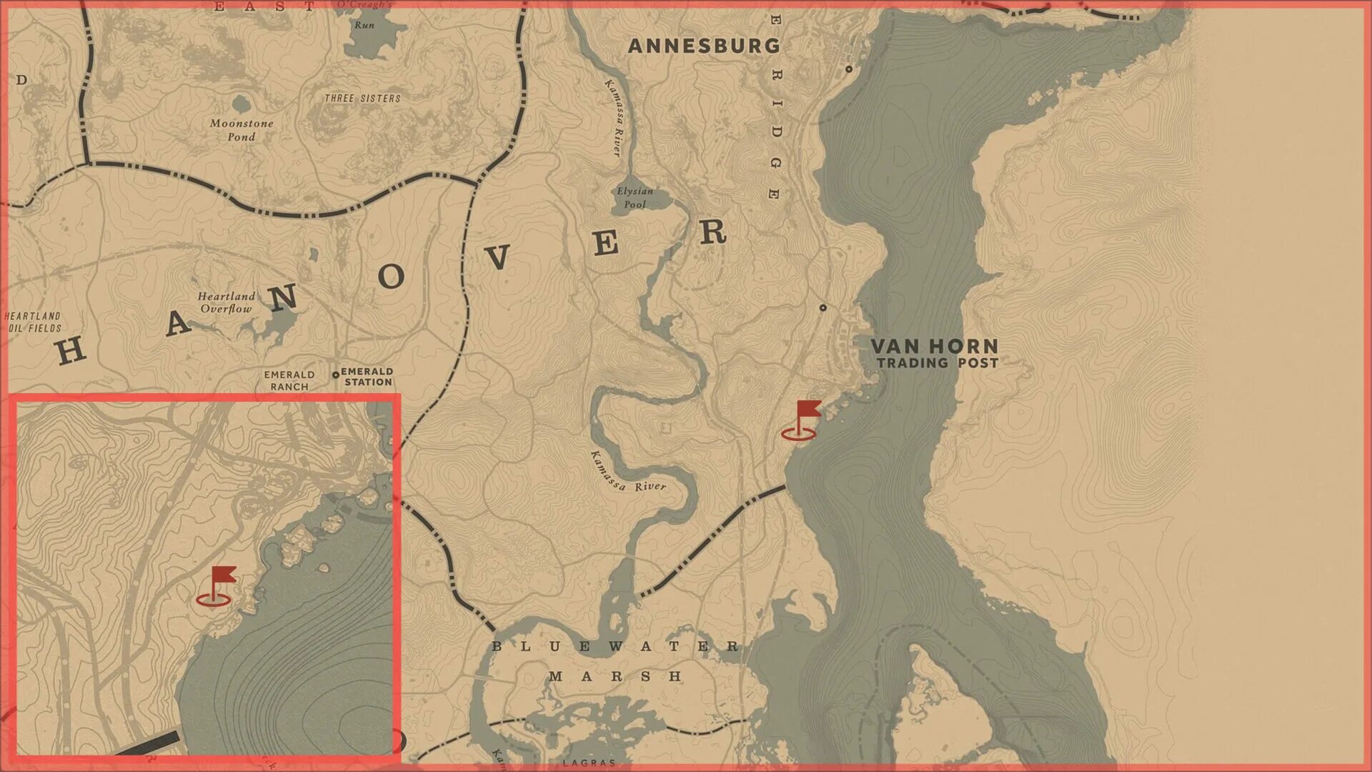 Рдр 2 где пумы. Ван хорн rdr 2. rdr 2 ван хорн на карте. торговый пост ван хорн рдр 2. конюшня ван хорн rdr 2.