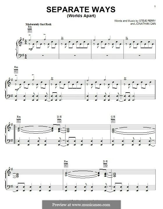 Journey separate ways worlds apart. Separate ways (worlds apart) journey. journey separate ways ноты. falling apart ноты. journey - separate ways (worlds apart) (bryce miller _ alloy tracks remix).
