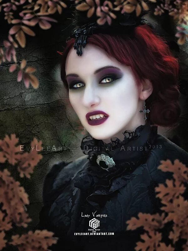 Жизнь с леди вампиром. Vampire Lady Art.