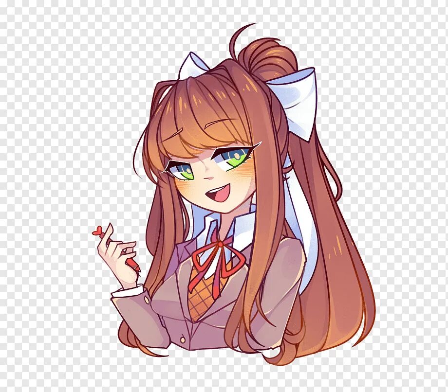 Стим доки доки литературный. Monika DDLC.