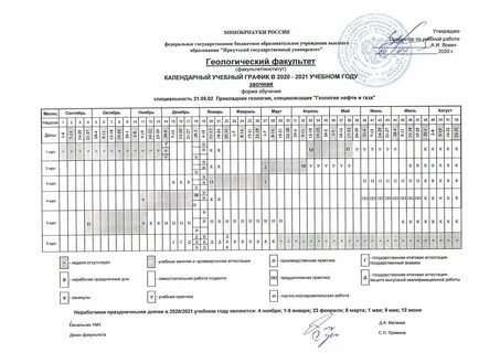 Изменения учебного графика