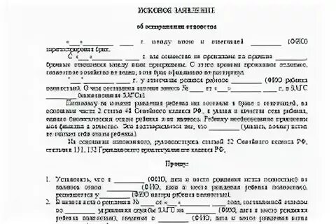 Исковое заявление оспаривание отцовства отцом. Исковое заявление (об оспаривании отцовства 2010). исковое заявление об оспаривании отцовства от ребенка. образцы исковых заявлений об оспаривании отцовства.