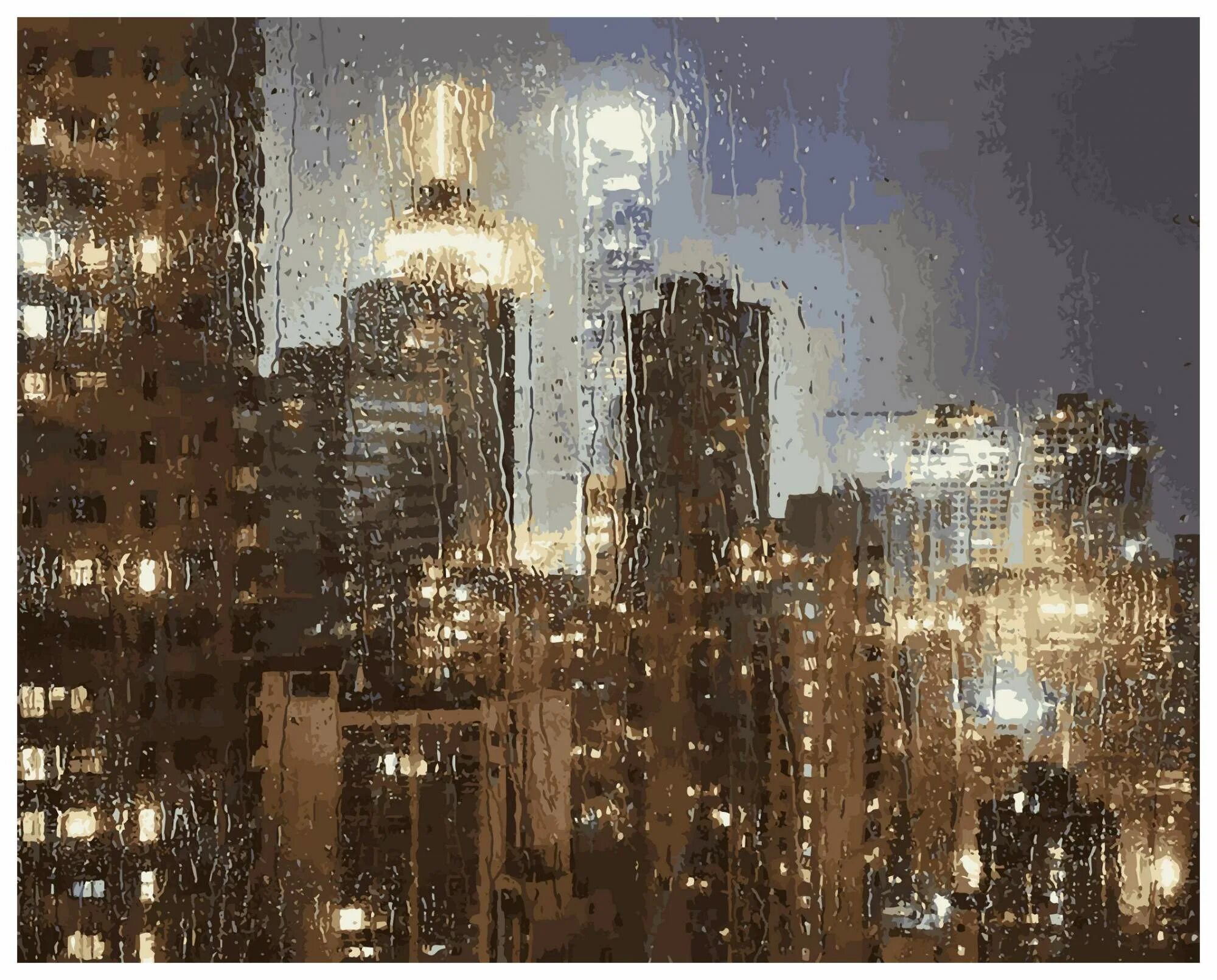 Дождь в большом городе. Кристофера Жакро. Кристоф Жакро фотограф. Вид из окна на город. Ночной дождь.