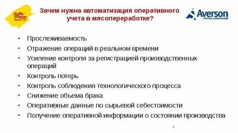 Автоматизация системы оперативного учета