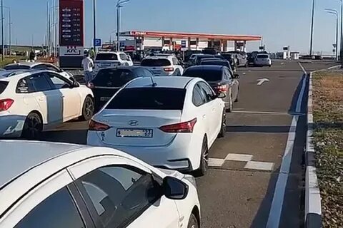 Очередь на крымском мосту на сегодняшний день