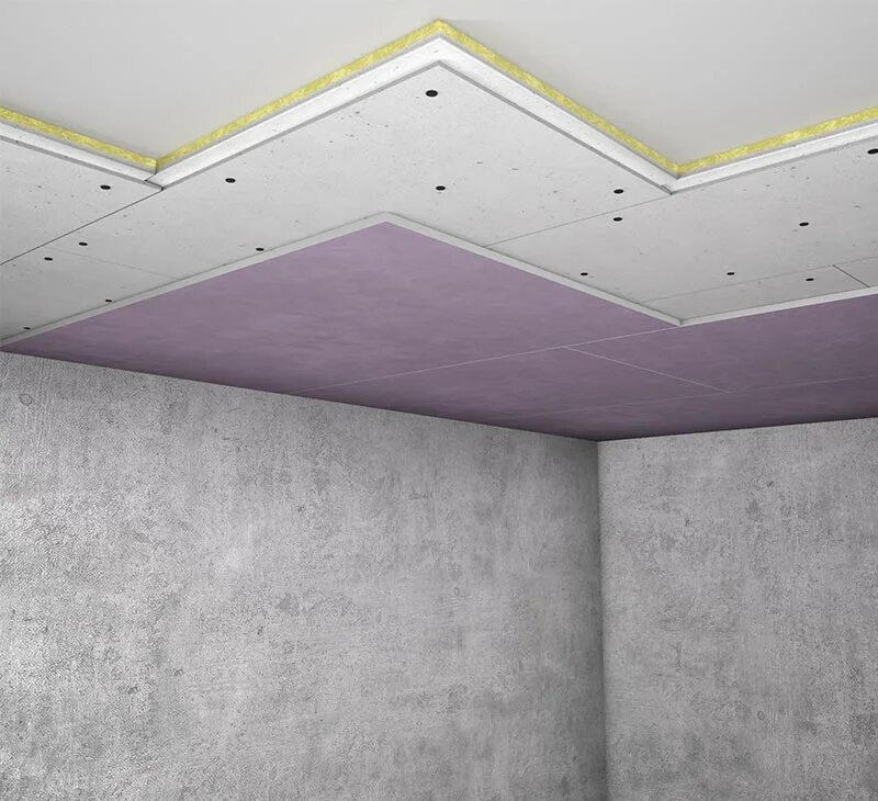 Звукоизоляция стен и потолка. Система звукоизоляции под натяжной потолок. Бескаркасная система звукоизоляции потолка. Саундлайн-ПГП супер. Саундлайн-ПГП супер, панель.