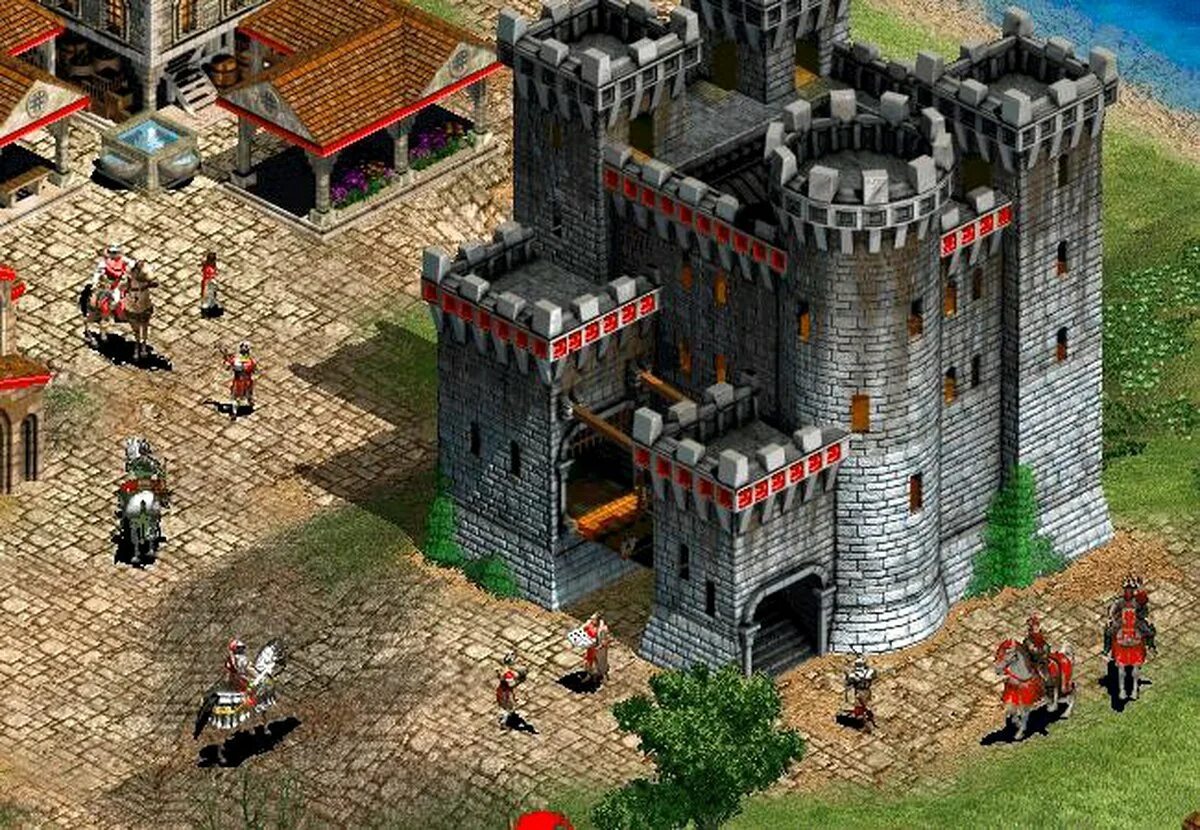 Замки в AOE 2. Age of Empires II замок. Age of Empires 2 крепость. Age of Empires 2 диск. Age замок