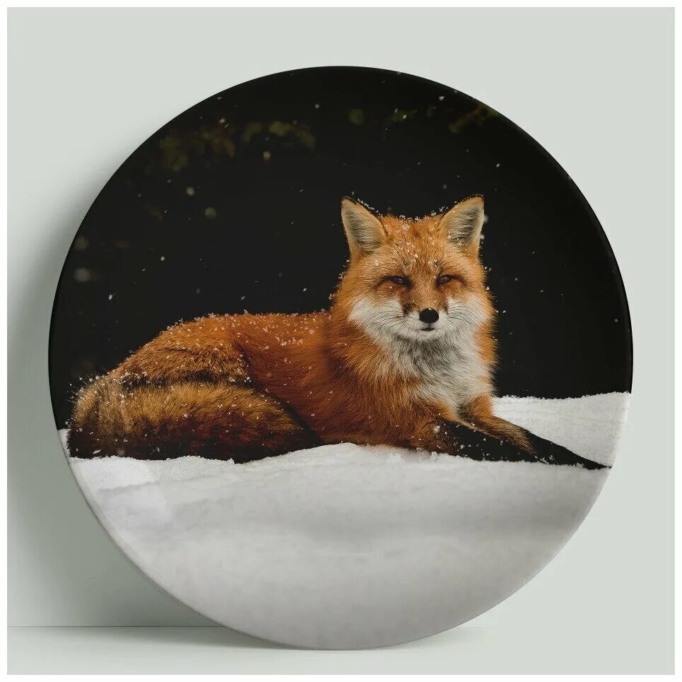 декоративная тарелка с лисами. посуда с лисой. тарелка с изображением лисы. тарелки с лисами. тарелка лиса.