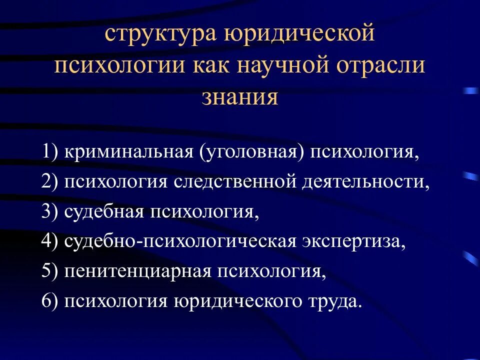 Юридическая деятельность признаки. Структура юридической психологии. Структура правовой психологии. Струткураюр психологии. Структура юр психологии.