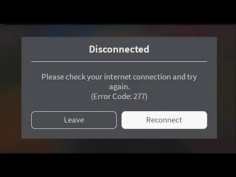 Failed to connect roblox. РОБЛОКС ошибка 277. Ошибка РОБЛОКС. Ошибка в РОБЛОКСЕ Error. Ошибки в РОБЛОКСЕ.