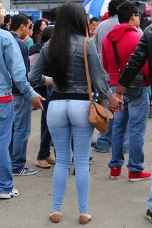 Candid ass jeans.