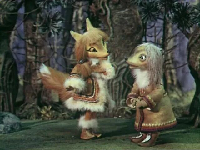 росомаха и лисица