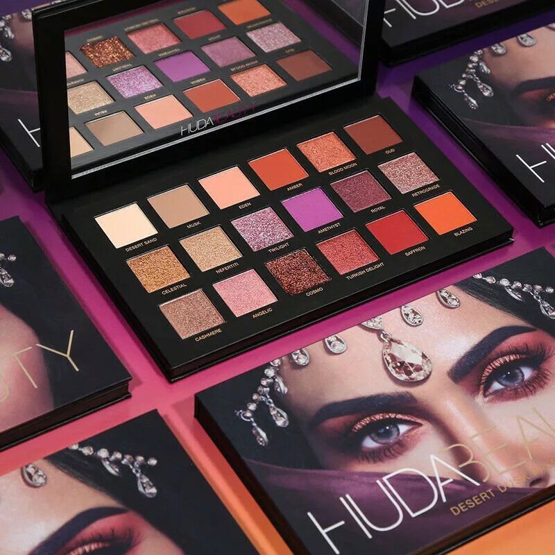 Палетка теней Huda Beauty. Huda Beauty палетка теней Desert Dusk. Тени для век Huda Beauty Desert Dusk Palette 18 цветов. Палетка теней Huda Beauty Desert Dusk Palette,18цв. Палетка худа