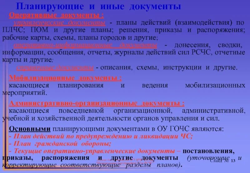 Документ оперативной информации. Разработка документов мобилизационного планирования. Уточнение документов мобилизационного планирования. Мобилизационные документы в организации. Разработка мобилизационных планов.